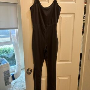 Gray Athletic Jumpsuit